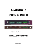 ALLEN & HEATH DR128 User guide