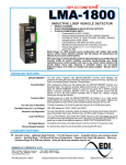 LMA-1800 - Eberle Design Inc.