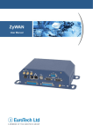 Arcom ZyWAN User manual