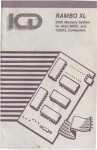 Atari 1200 XL Installation manual