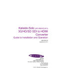 Miranda KS-900 Instruction manual
