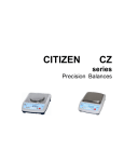 Citizen CZ series User`s guide