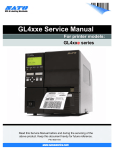 SATO GL4XXE Service manual