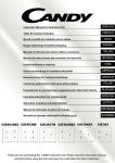 Candy CIE4630B3 Instruction manual