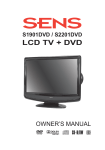 Sens S2201DVD Owner`s manual