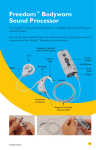 Cochlear Freedom Bodyworn Troubleshooting guide