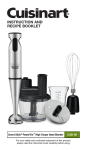 Cuisinart CSB-80 Specifications