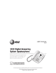 Radio Shack and Speakerphone User`s manual