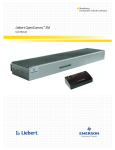 Emerson MONITORING OpenComms User manual