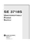 Westinghouse SE 3718S Troubleshooting guide