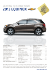 Chevrolet 2013 Equinox System information