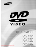 Samsung DVD-S224 User`s manual