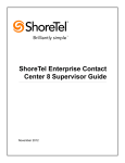 ShoreTel ShoreWare Specifications