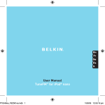 Belkin F8Z061 User manual