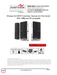 Avenview W-HDM3D5G-20M-KIT Specifications