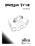 Chauvet Mega Trix User manual