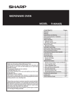 Sharp R-201T Specifications