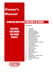 Defy 600 EMBW Owner`s manual