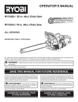 Ryobi RY10520 Operator`s manual