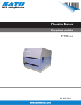 SATO CT4i Series Technical data