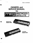 Moog 300A Service manual