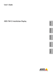 Axis T8412 User`s guide