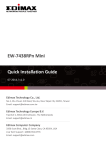 Edimax EW-7438RPn Mini Installation guide