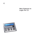 Apple Logic Pro 7.2 Specifications