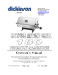 Dickinson Spitfire180 Operator`s manual