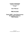 Dynamic Engineering PMC-4U-CACI User manual