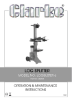 Clarke Log Buster 3 User guide