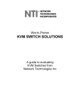 Crystal Image Technologies KVM-16RH Operating instructions