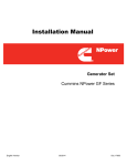 CUMMINS ED-3 Installation manual