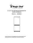 Magic Chef MCBM920S Instruction manual