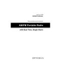 Radio Shack Optimus Owner`s manual