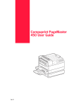 Compuprint PageMaster 450 User guide