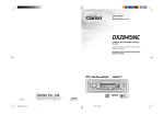 Clarion DXZ845MC Owner`s manual