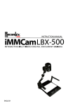 Recordex iMMCam LBX-500 Instruction manual