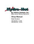 Vehicle Systems H2E-200-01E Owner`s manual