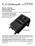 Schumacher PID-500-USB Operating instructions