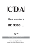 CDA RC9300 Operating instructions