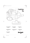 Royal Centrino SX3 Operating instructions