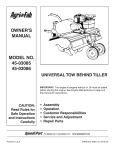 Agri-Fab 45-03085 Owner`s manual