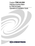 Crestron TPMC-10-DSW Installation guide