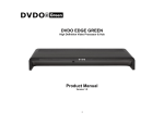 DVDO High Definition Video Processor & Hub Edge Product manual