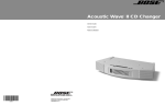 Bose Acoustic Wave II 5-CD Changer Specifications