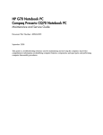HP Compaq Presario,Presario SR5254 System information