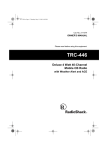 Radio Shack TCR-200 Owner`s manual
