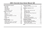 Chevrolet 2005 Aveo Specifications