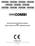 INSTALLATION AND OPERATION MANUAL FOR